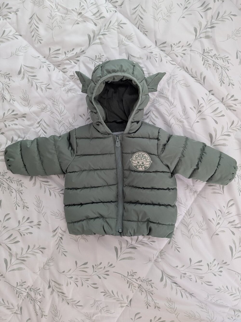 Gap Baby Star Wars Grogu puffer jacket
